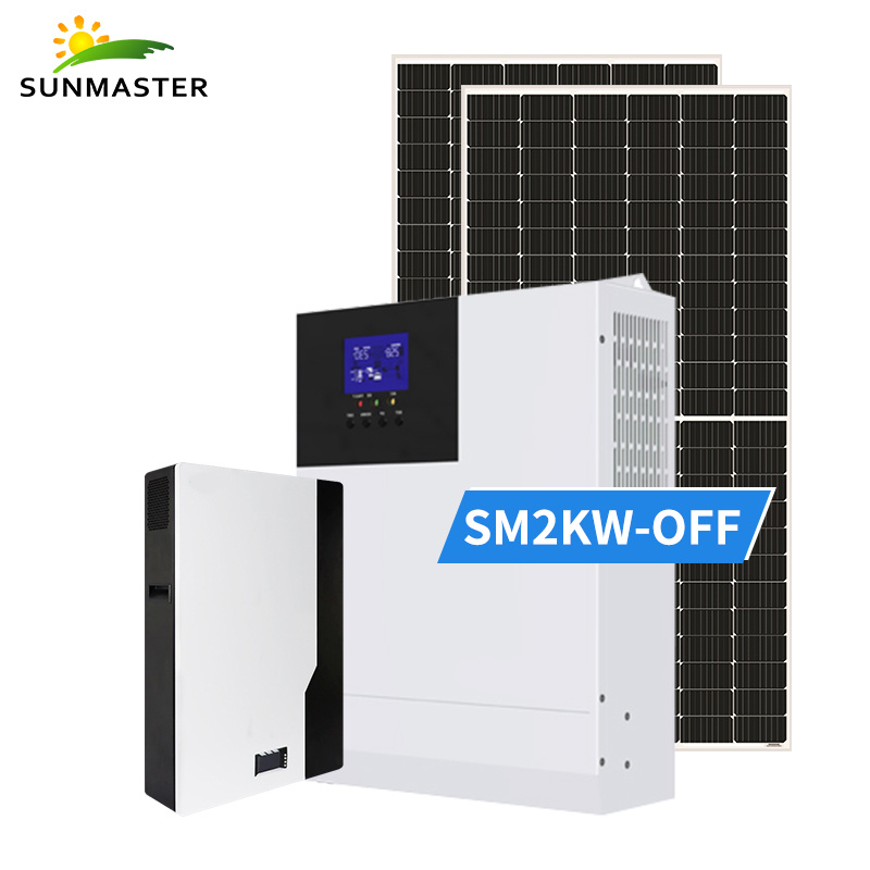 Sistema solar fuera de la red de 2KW