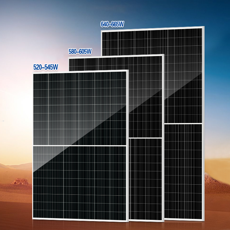 Módulo fotovoltaico de celda medio cortada de 210 mm