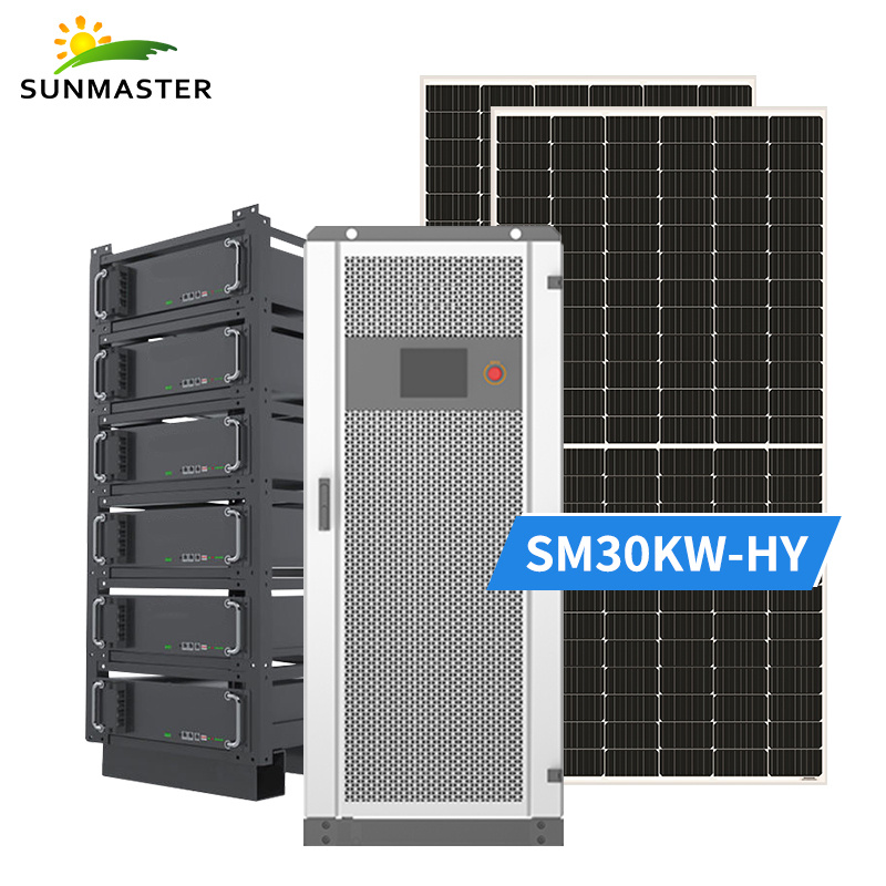 Sistema solar híbrido de 30 KW