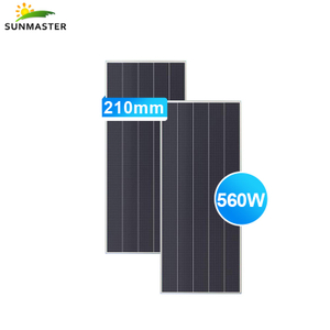 Módulo fotovoltaico de vidrio único con tejas SM-SPSG-535~560M12