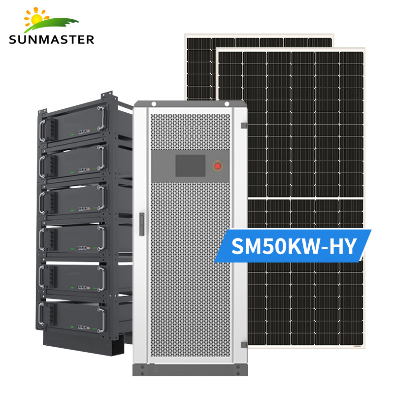 Sistema solar híbrido de 50 KW